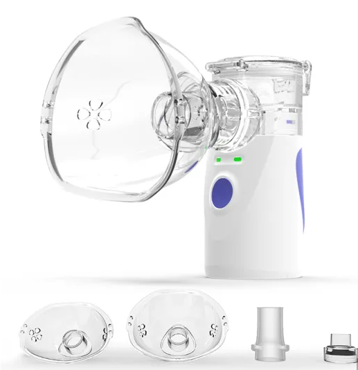 Mute Mini USB Portable Inhaler Mesh Nebulizer, Cough Drug Atomizer Evaporator Nebulizer 