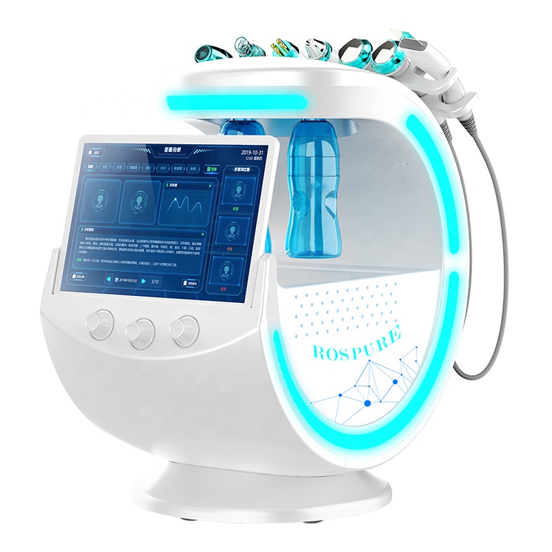 Korea Style 9 in 1 hydra smart clean facial machine / hydra dermabrasion machine 