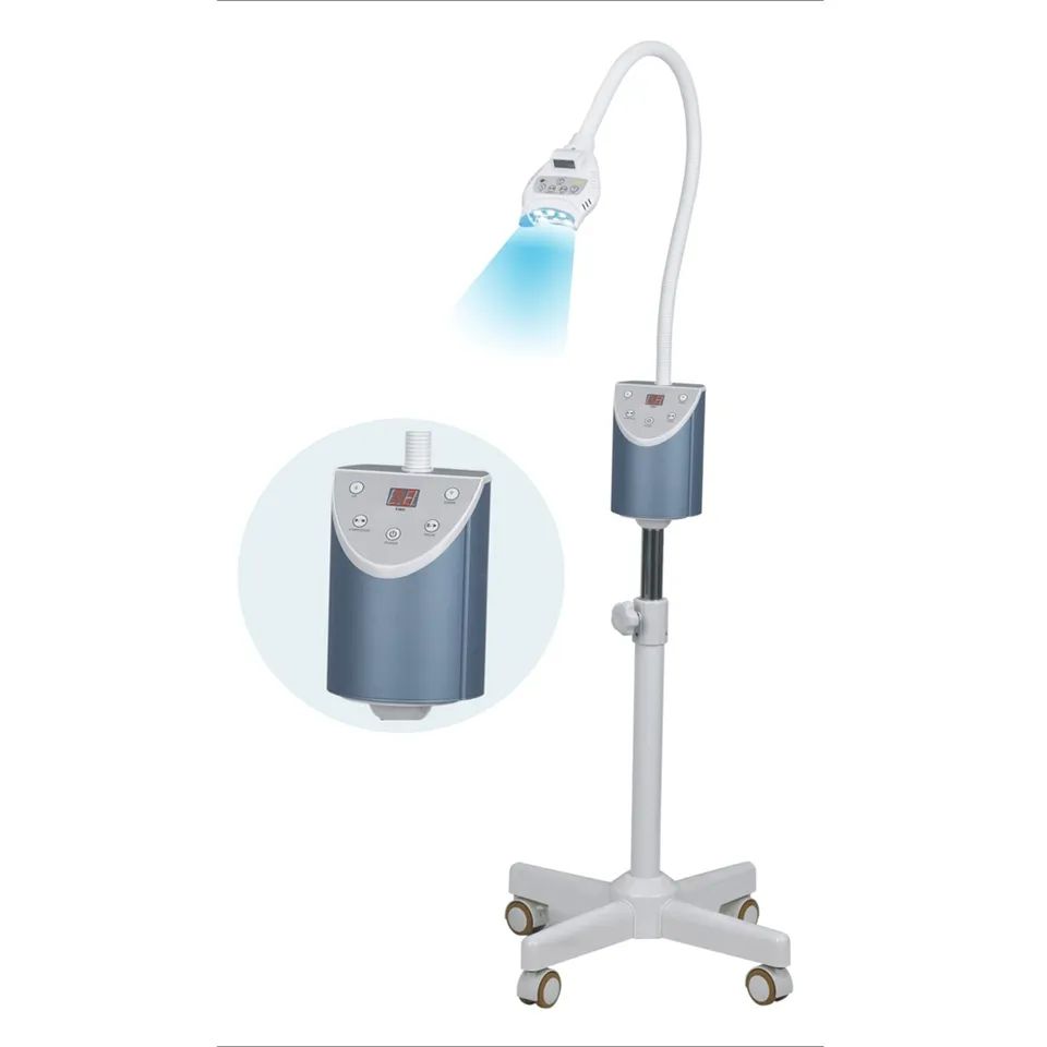 Teeth whitening accelerator bleaching teeth light